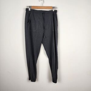Albion Ankle Zip Drawstring Waist‎ Dark Gray Jogger Pants Women's Size XS